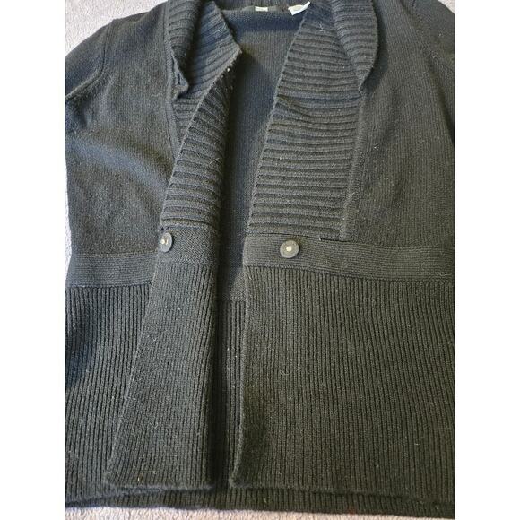 Saks Fifth Avenue Cardigan, Wool/Cashmere blend, black size S - Picture 6 of 6
